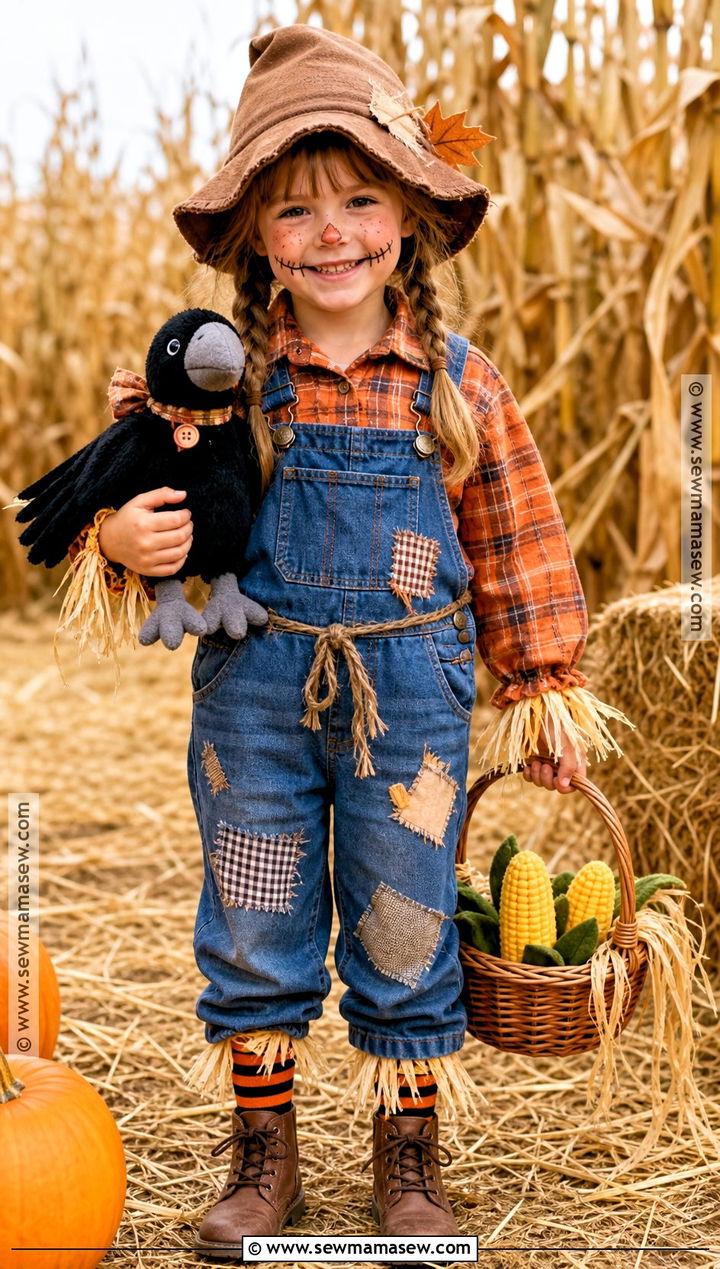 Scarecrow Farmer Costume - 30 farmer costume ideas for kids