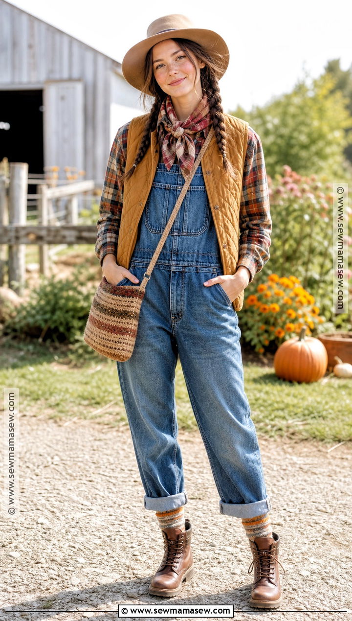 Scarecrow Inspired Halloween Outfit - 30 Halloween Aesthetic Outfits