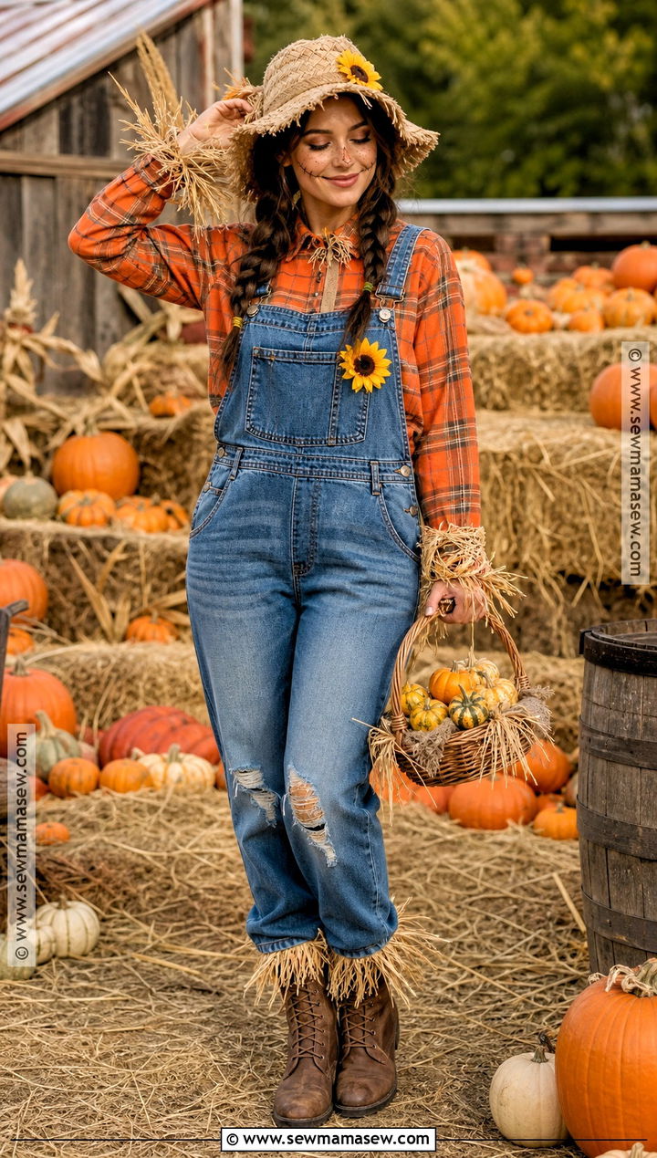 Scarecrow Overall Costume - 30 overall costume ideas
