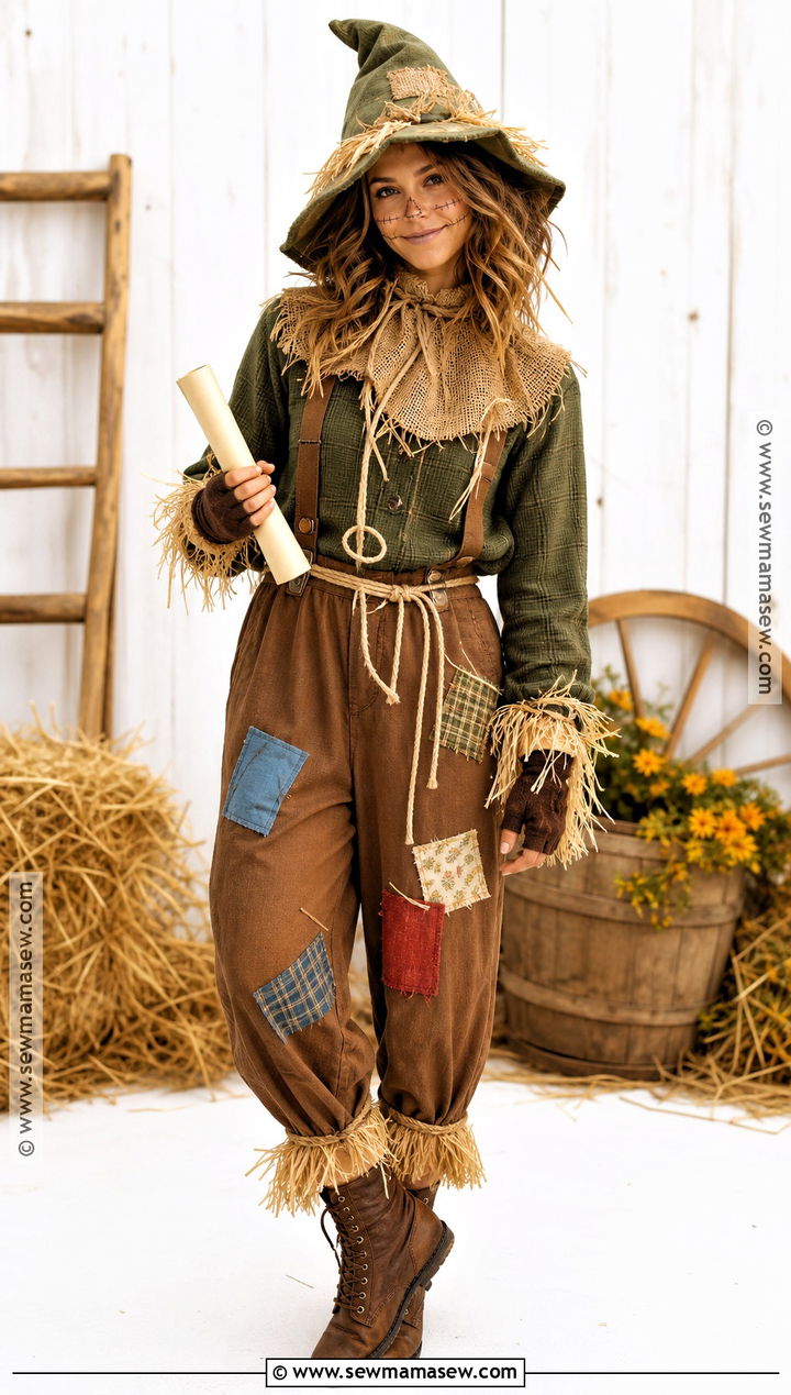 Scarecrow Patchwork Costume - 30 film costume ideas
