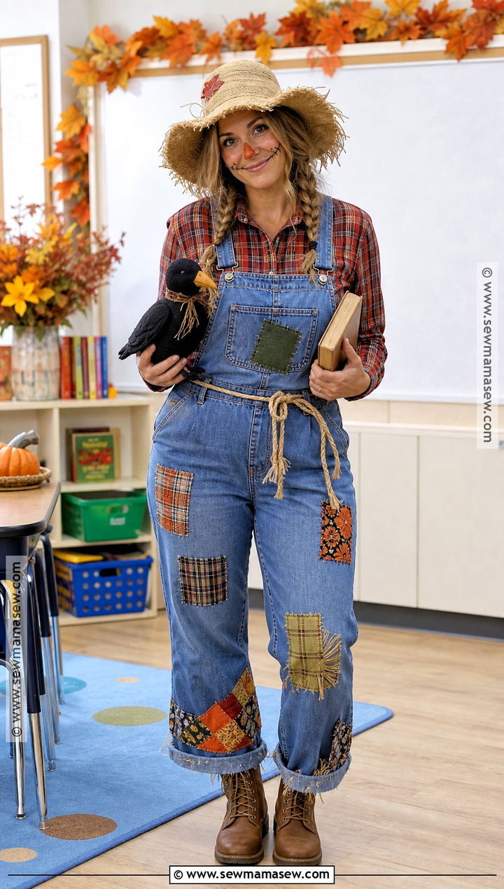 Scarecrow Teacher Costume - 40 book character costumes for teachers