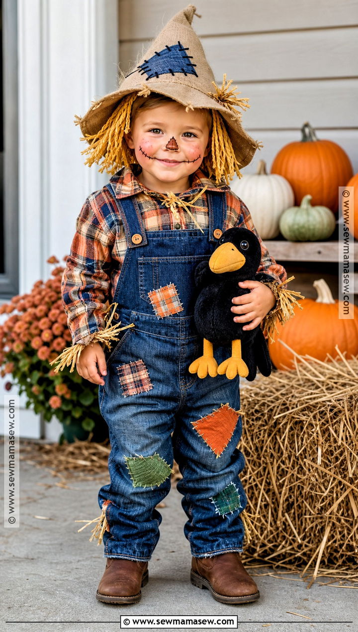 Scarecrow Toddler Costume - 30 halloween toddler costumes