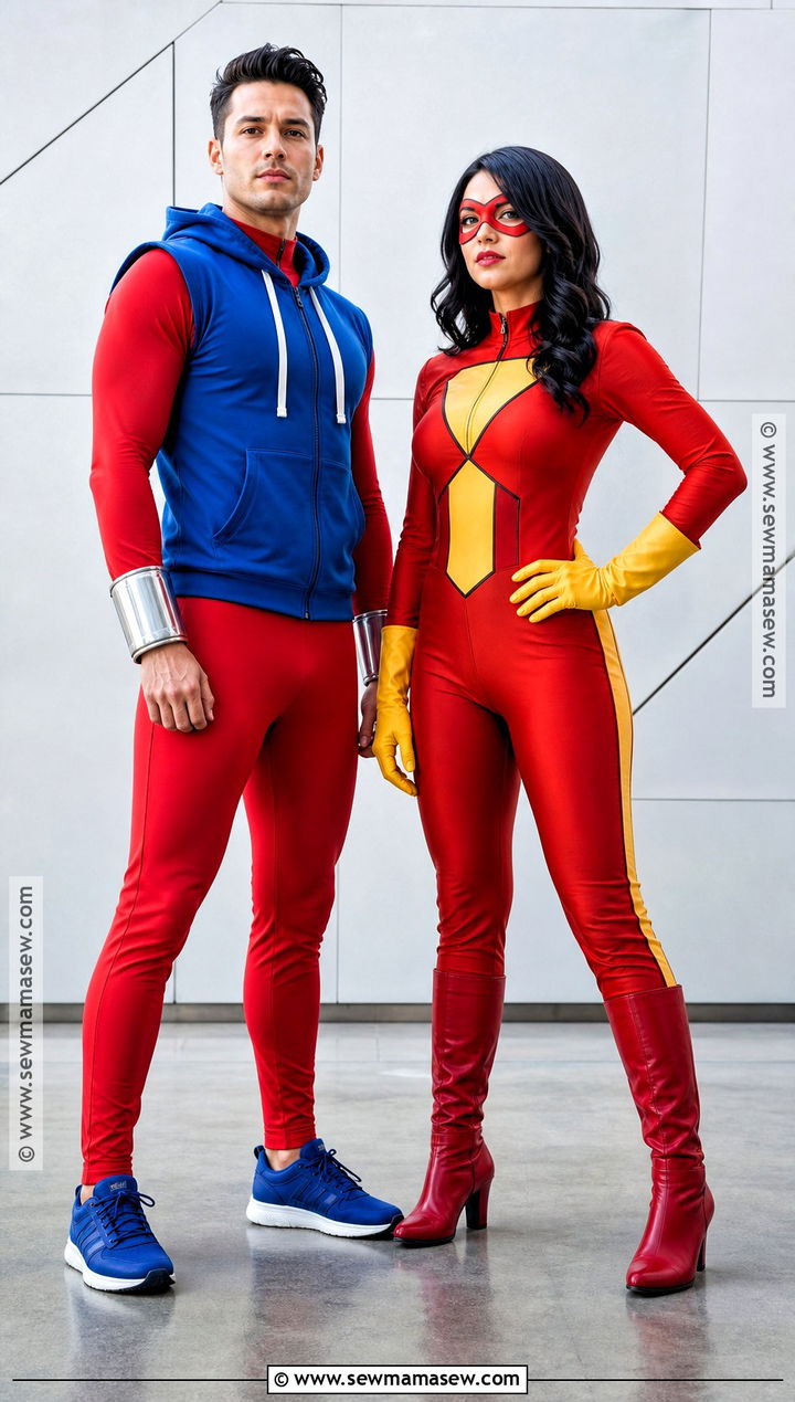 Scarlet Spider And Spider Woman Costume - 30 Spiderman Couples Costume Ideas