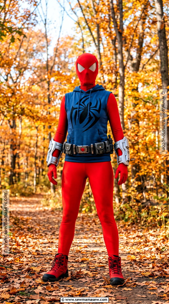 Scarlet Spider Hoodie Costume - 35 spiderman halloween costume ideas