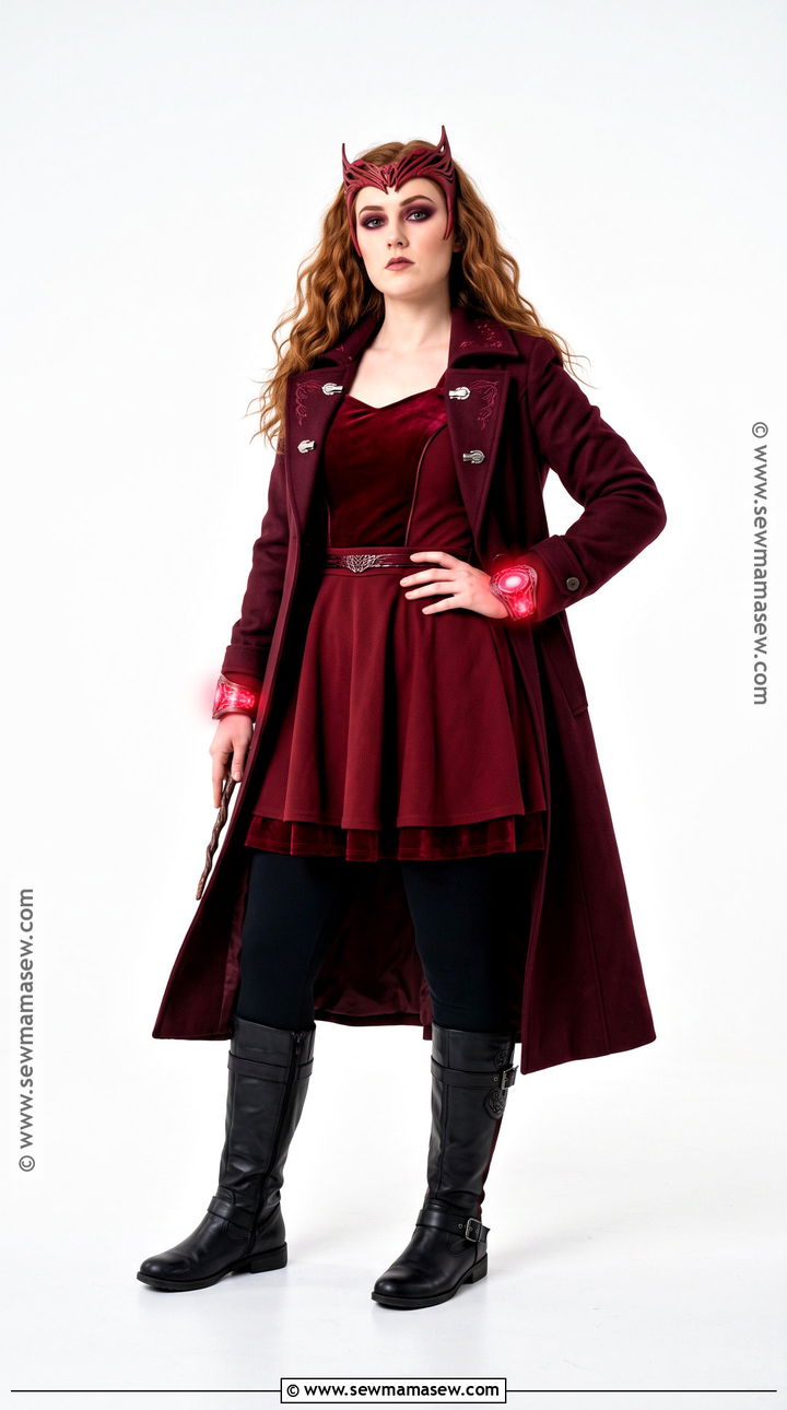 Scarlet Witch Costume - 30 red dress halloween costume ideas
