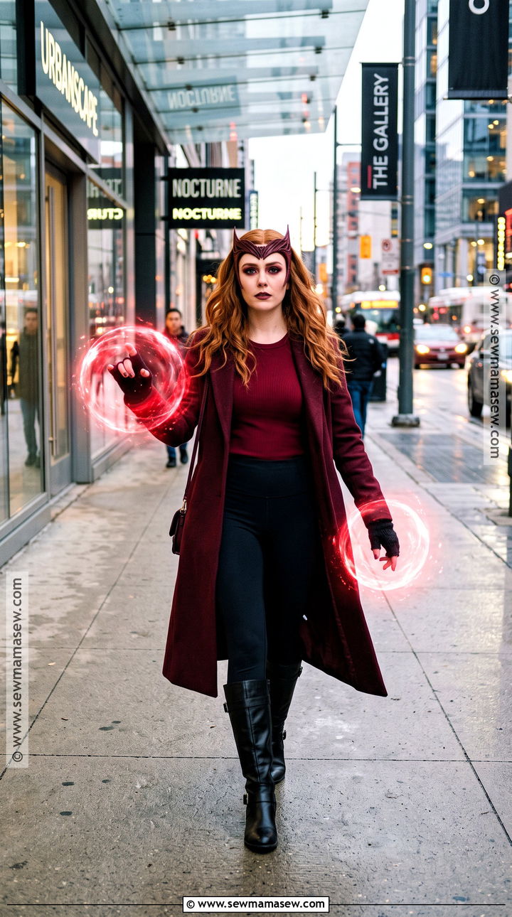Scarlet Witch Costume - 30 red hair costumes