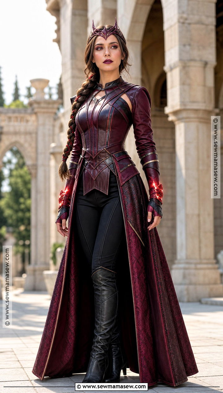 Scarlet Witch Costume With Braided Hair - 40 scarlet witch costume ideas