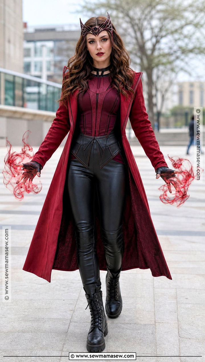 Scarlet Witch Costume With Combat Boots - 40 scarlet witch costume ideas