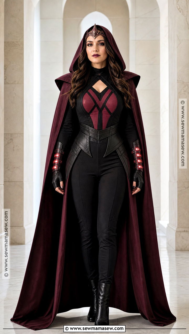 Scarlet Witch Costume With Hooded Cape - 40 scarlet witch costume ideas