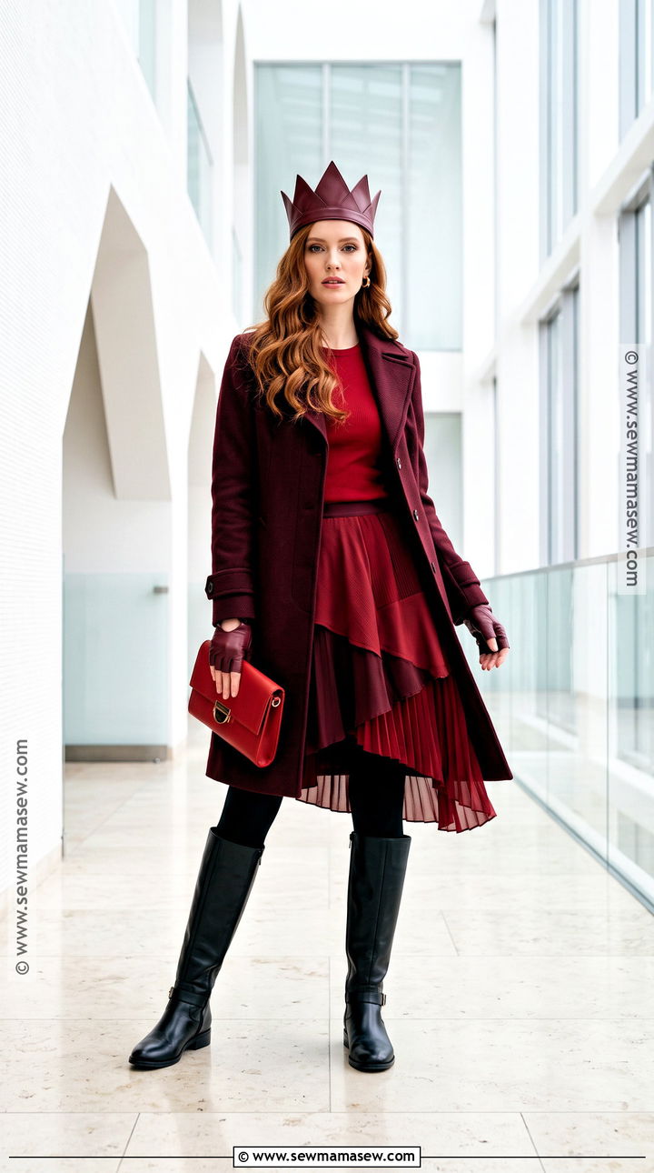Scarlet Witch Costume With Wavy Red Hair - 30 halloween costumes women red hair