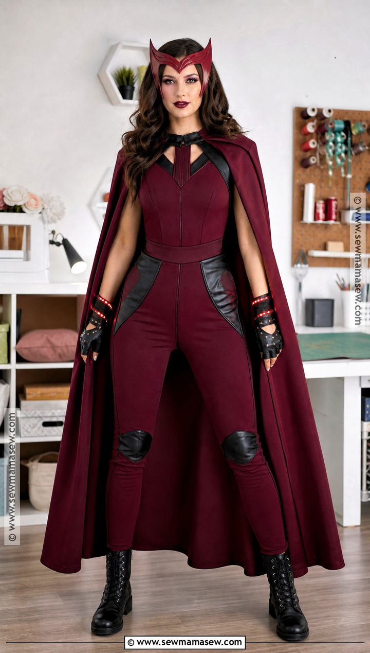 Scarlet Witch No Sew Costume - 40 scarlet witch costume ideas