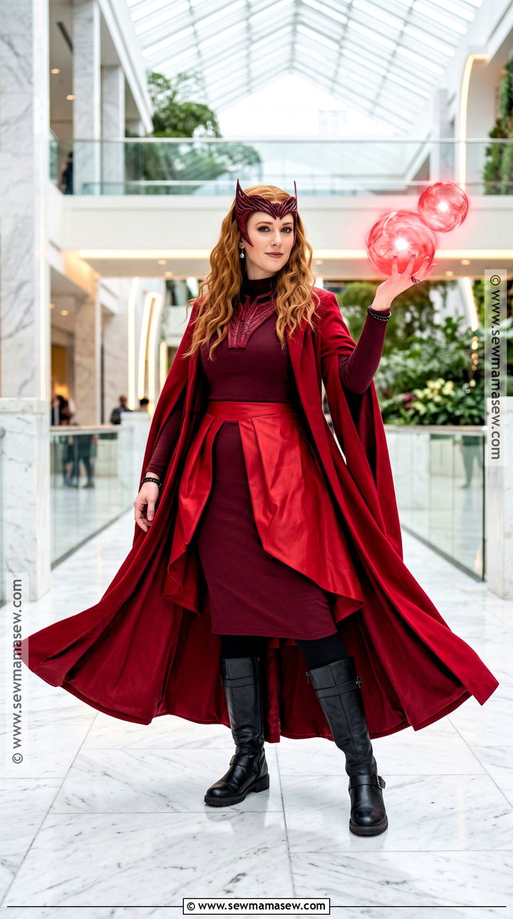 Scarlet Witch Red Cosplay Dress - 30 cosplay dress ideas