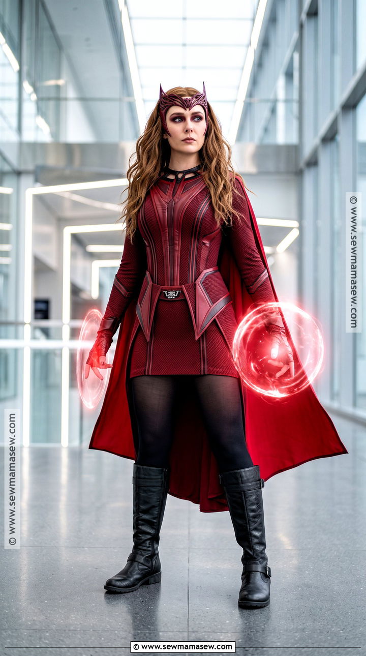 Scarlet Witch Red Dress Costume - 35 red dress halloween costume ideas