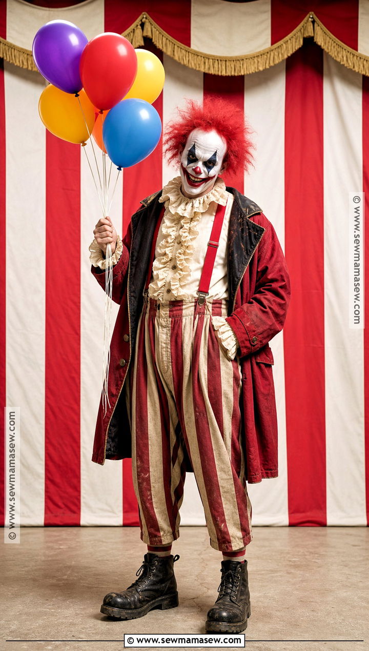 Scary Clown Horror Costume - 40 horror costume ideas