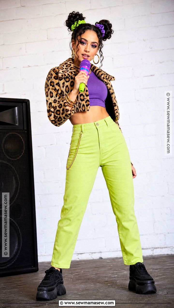 Scary Spice Colorful Pop Star Costume - 30 Scary Spice Costume Ideas