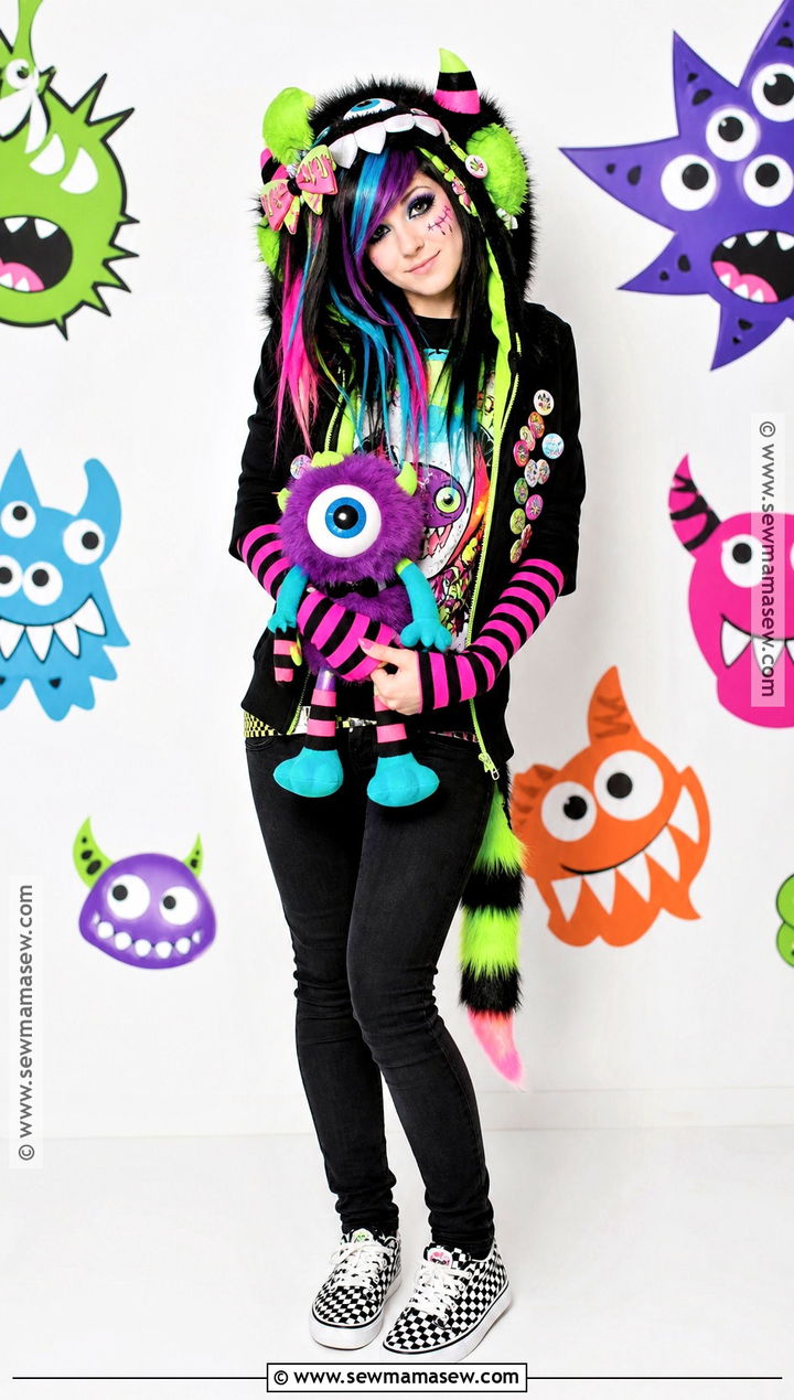 Scene Kid Monster Costume - 35 Alternative Halloween Costumes