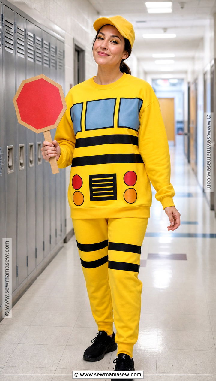 School Bus Costume With Yellow Outfit - 35 school costume ideas