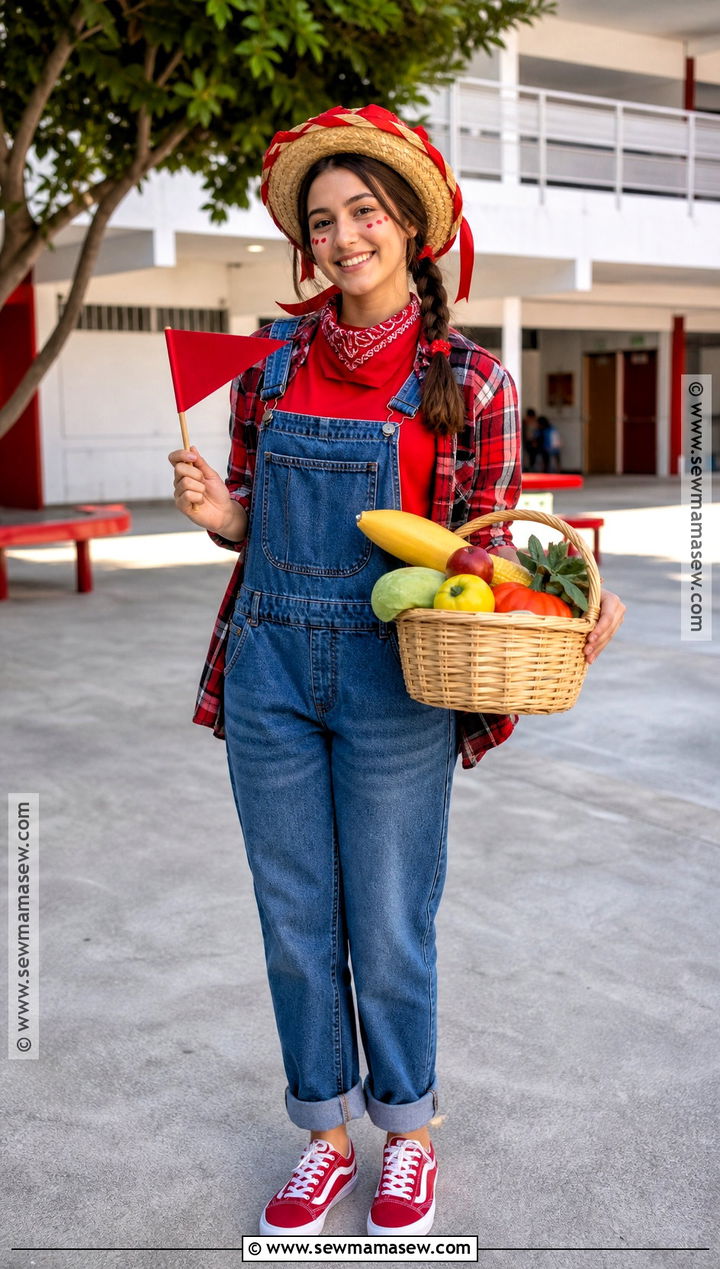 School Colors Farmer Costume - 30 farmer dress up day at school ideas