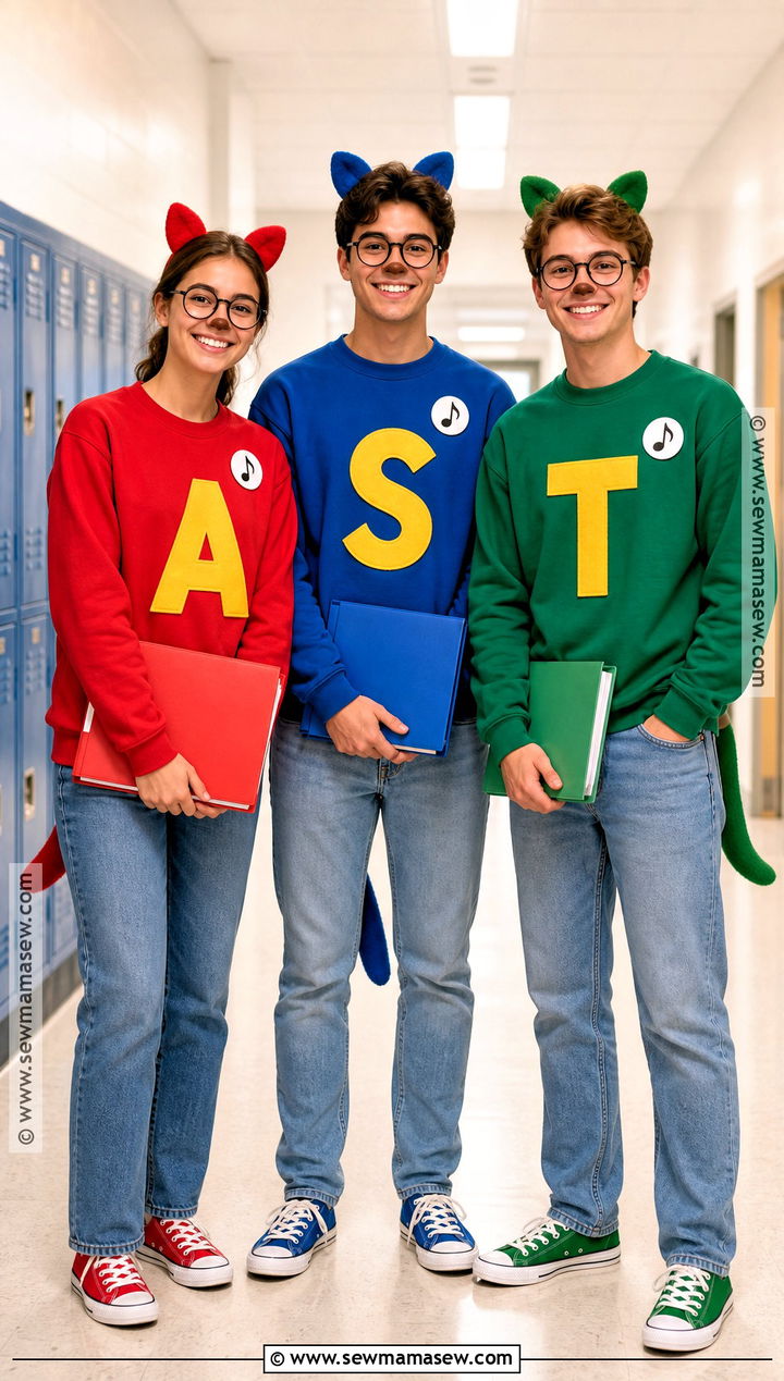 School Friendly Alvin Simon And Theodore Costume - 30 alvin simon and theodore costumes