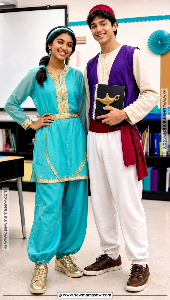 School Friendly Jasmine And Aladdin Costume - 35 Jasmine And Aladdin Costumes