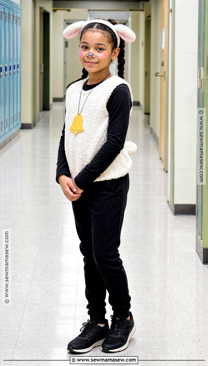 School Friendly Kids Lamb Costume - 30 lamb halloween costume ideas