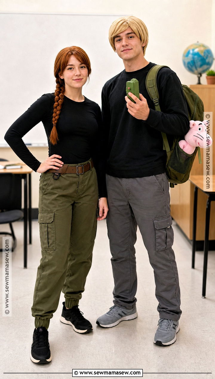 School Friendly Kim Possible And Ron Stoppable Costume - 30 kim possible and ron stoppable costume ideas