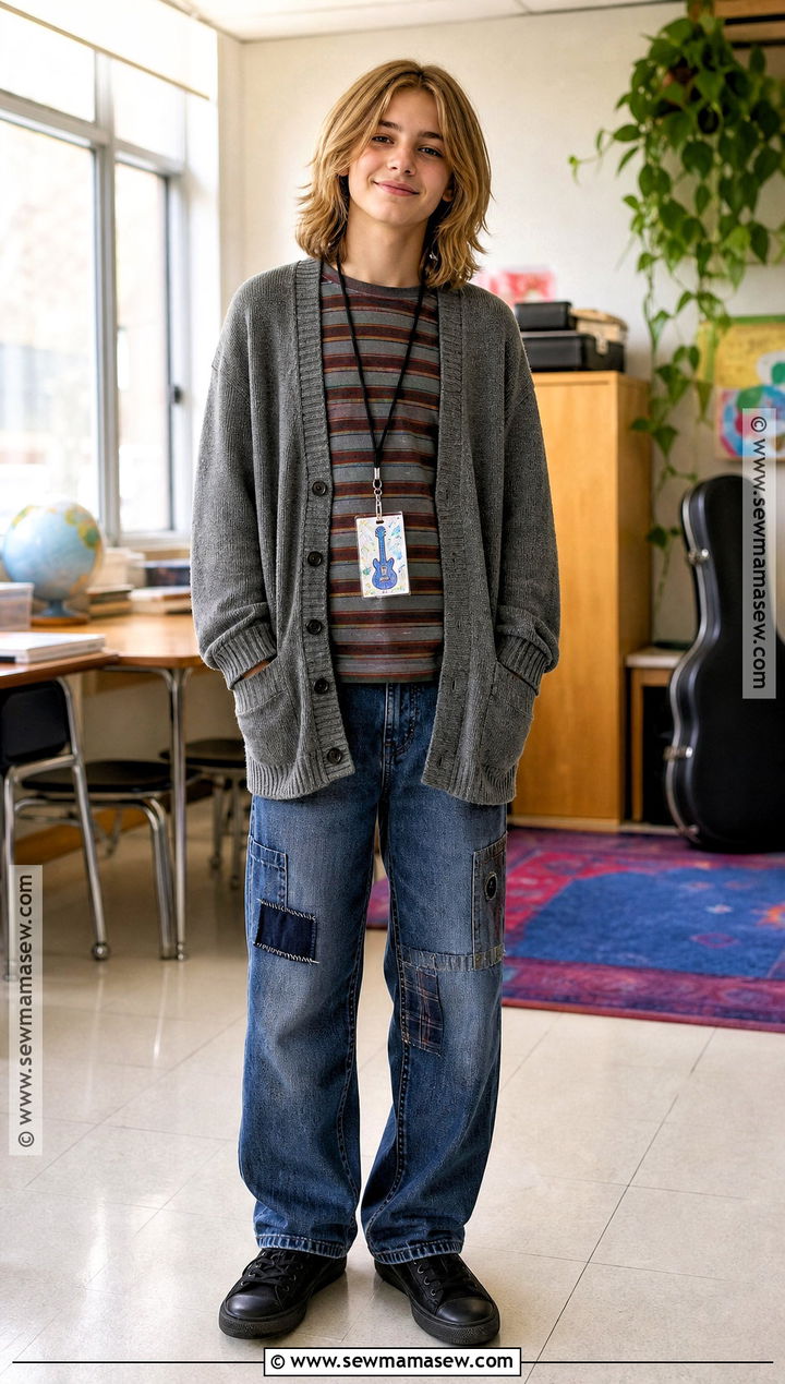 School Friendly Kurt Cobain Costume - 30 kurt cobain costume ideas