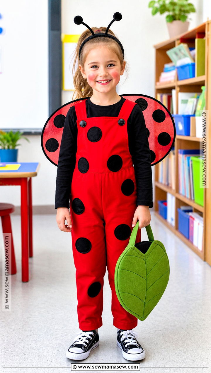 School Friendly Ladybird Costume With Overalls - 30 ladybird costume ideas