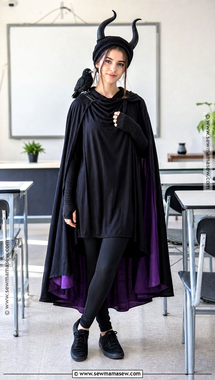 School Friendly Maleficent Costume With Tunic - 50 maleficent costume ideas
