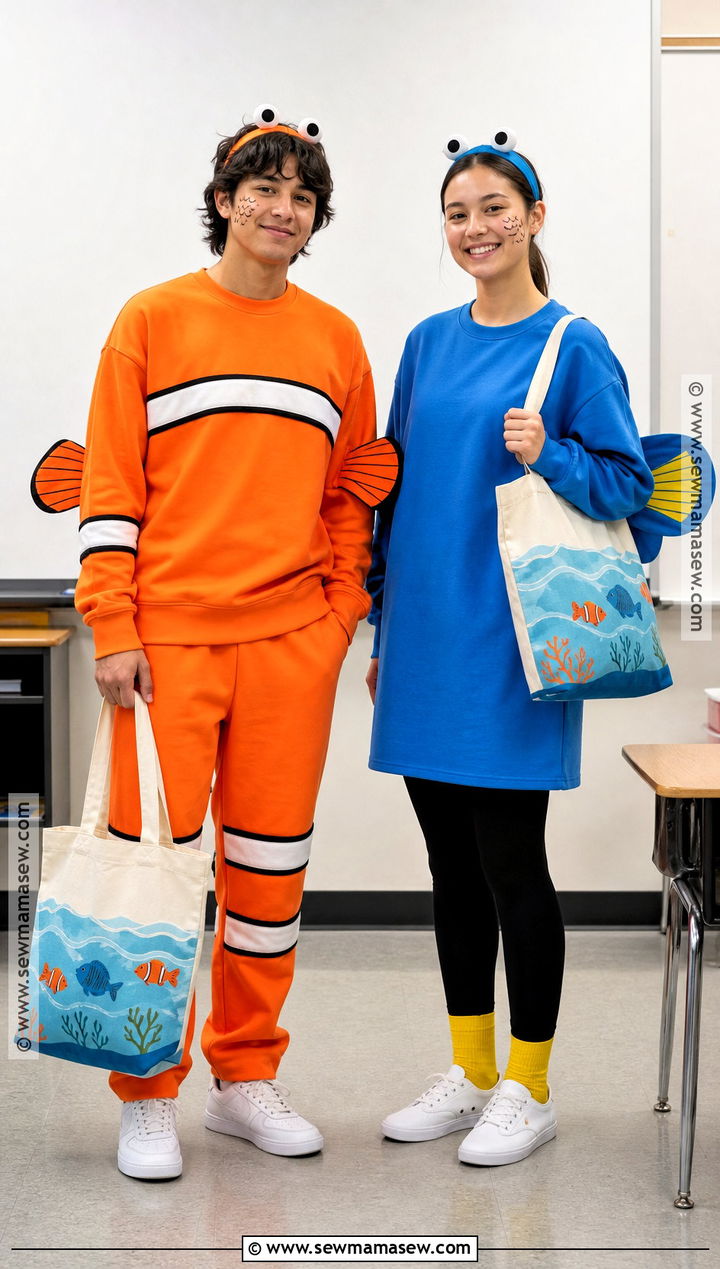 School Friendly Nemo And Dory Costume - 30 nemo and dory costume ideas