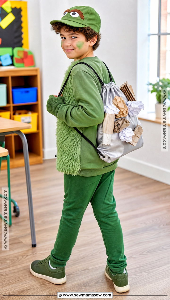 School Friendly Oscar The Grouch Costume - 30 Oscar The Grouch Costume Ideas