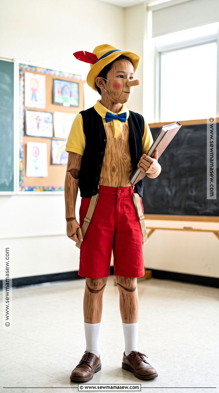 School Friendly Pinocchio Costume - 30 pinocchio costume ideas