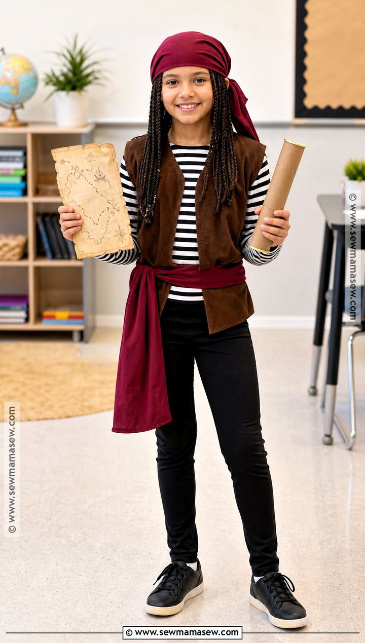 School Friendly Pirate Costume - 35 pirate costumes