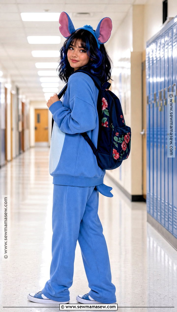 School Friendly Stitch Costume - 30 stitch halloween costume ideas
