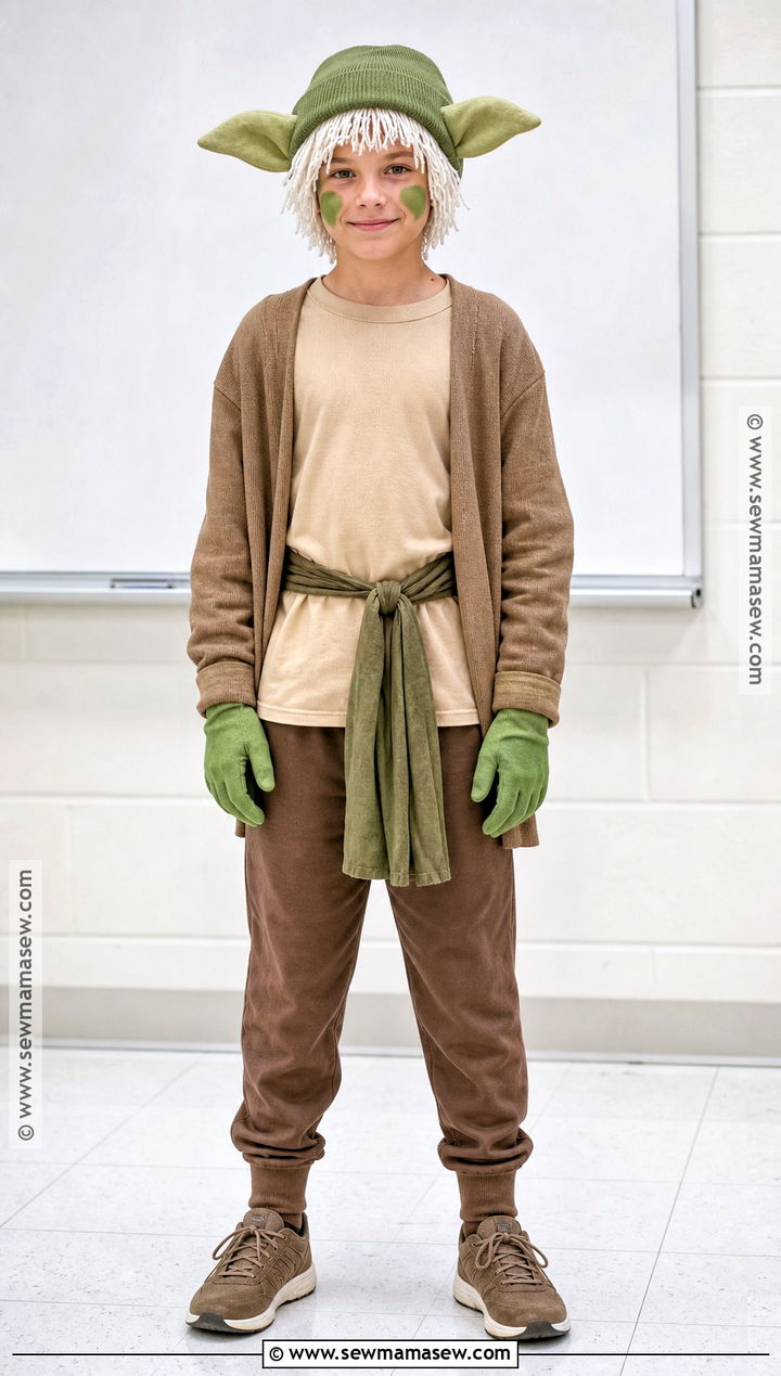 School Friendly Yoda Costume - 35 yoda costume ideas