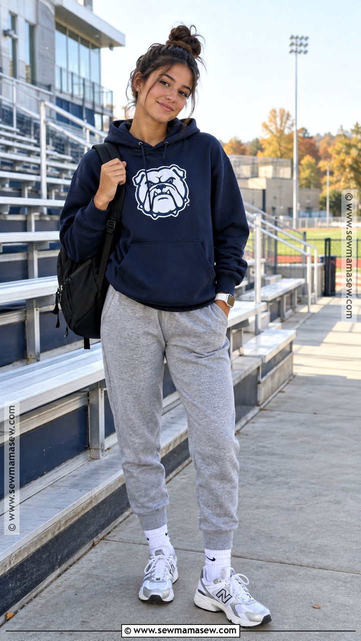 School Spirit Hoodie With Joggers - 20 Back To School Hoodies