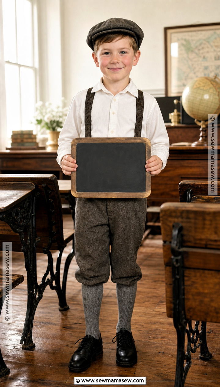 School Student From 100 Years Ago Costume - 40 100th day of school dress up ideas