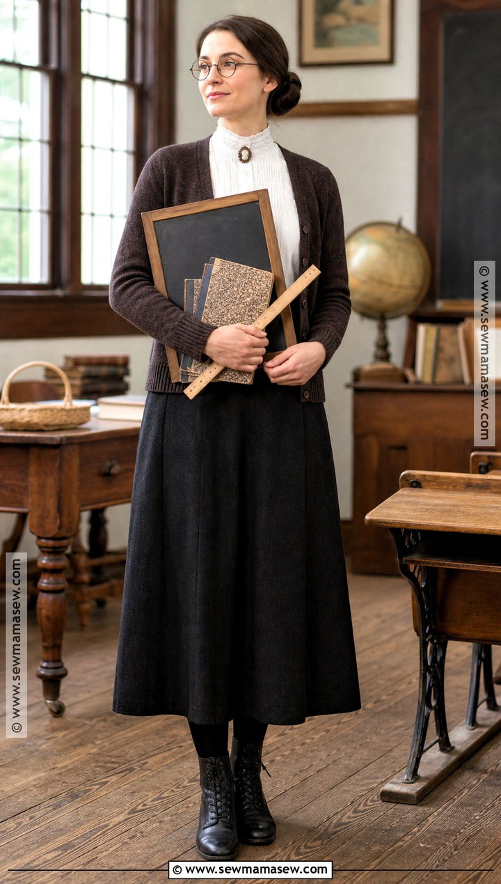 School Teacher From 100 Years Ago Costume - 30 100th day of school dress up ideas for teachers