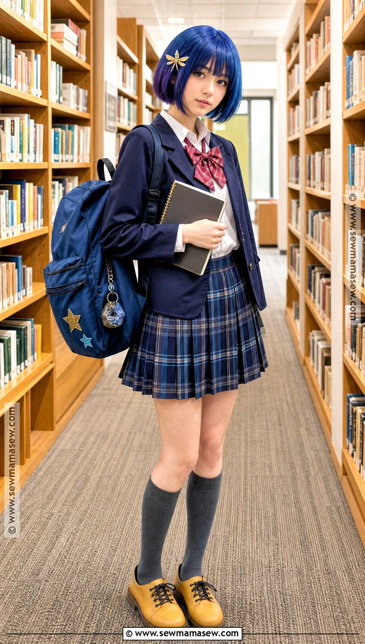 School Uniform Coraline Costume With Pleated Skirt - 30 caroline costume ideas