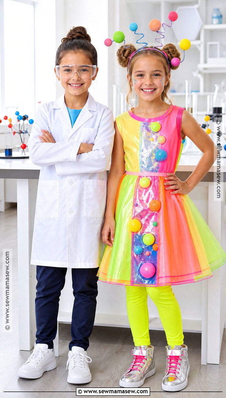 Scientist And Experiment Costume - 30 halloween costumes for 2 for girls