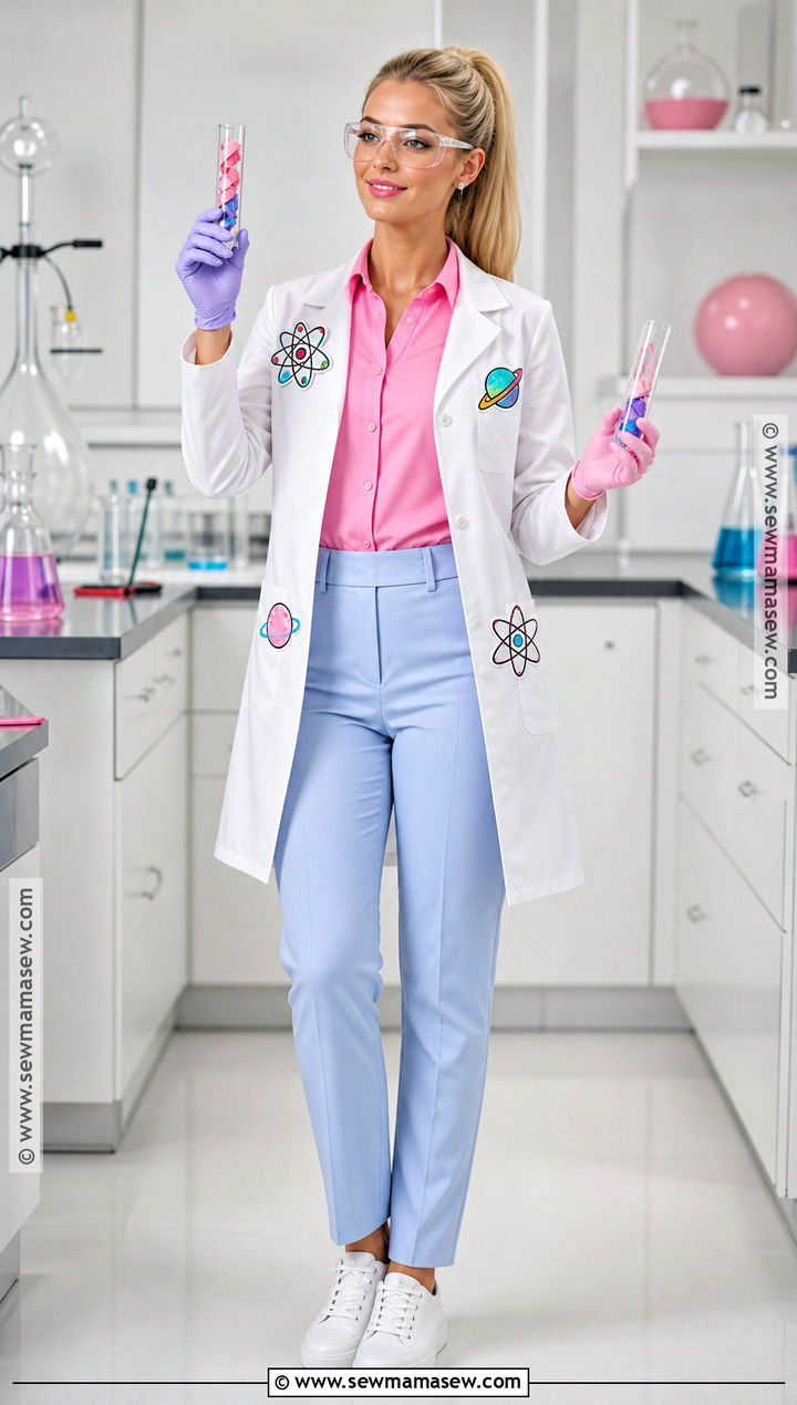 Scientist Barbie Costume - 30 halloween costumes barbie