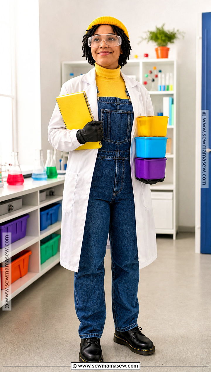Scientist Minion Costume With Lab Coat - 30 minons outfit costume ideas