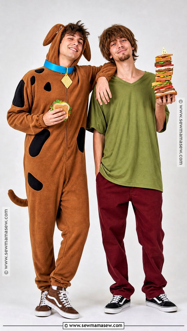 Scooby And Shaggy Duo Costume - 50 scooby doo costumes