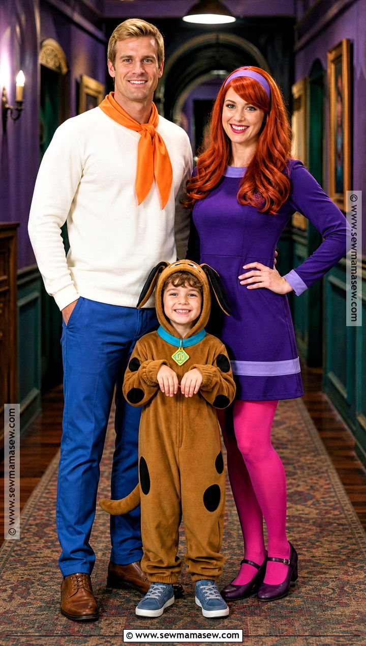 Scooby Doo Family Costume - 30 family costumes for 3