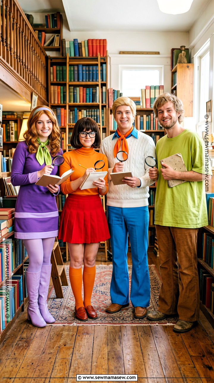 Scooby Doo Friends Group Costume - 30 60s halloween costume ideas