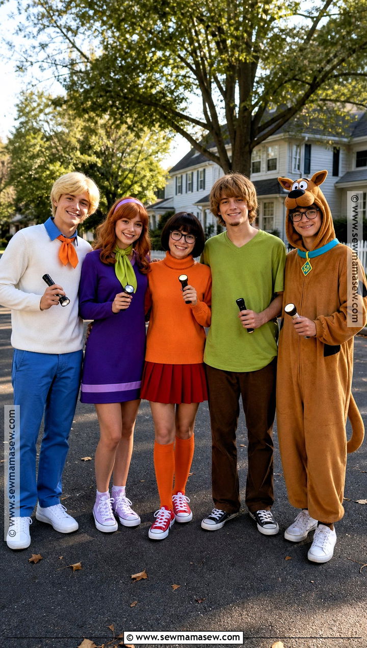 Scooby Doo Gang Group Costume - 40 Group Halloween Costumes for Teens
