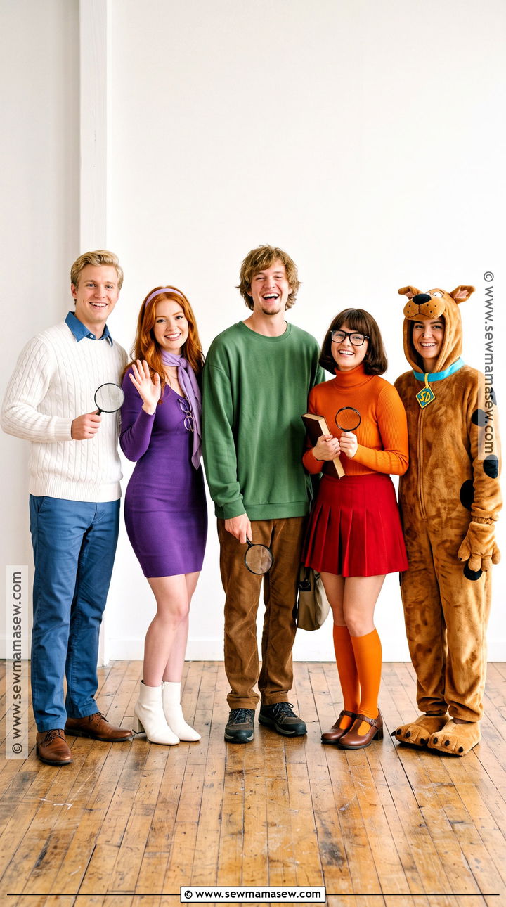Scooby Doo Gang Group Costume - 30 best group halloween costumes