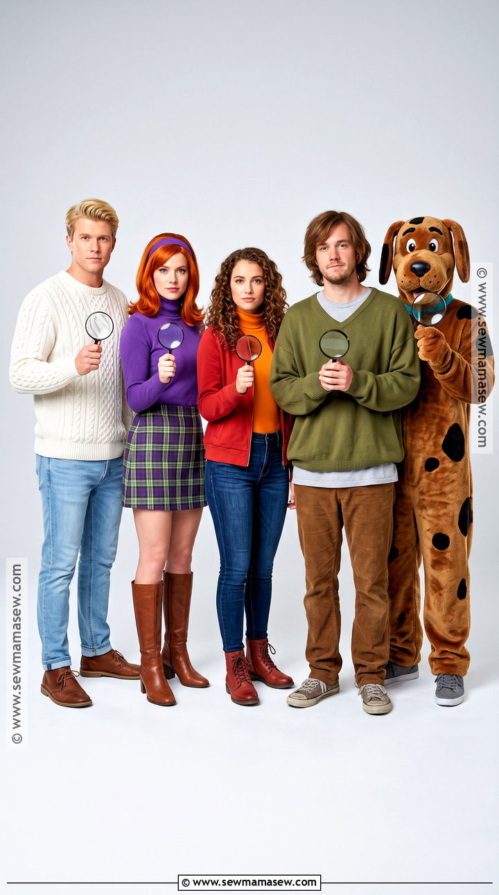 Scooby Doo Group Costume - 40 5 Person Halloween Costume Ideas