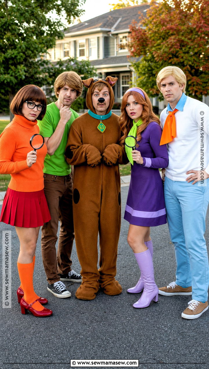 Scooby Doo Group Halloween Costume - 35 group of 5 halloween costumes