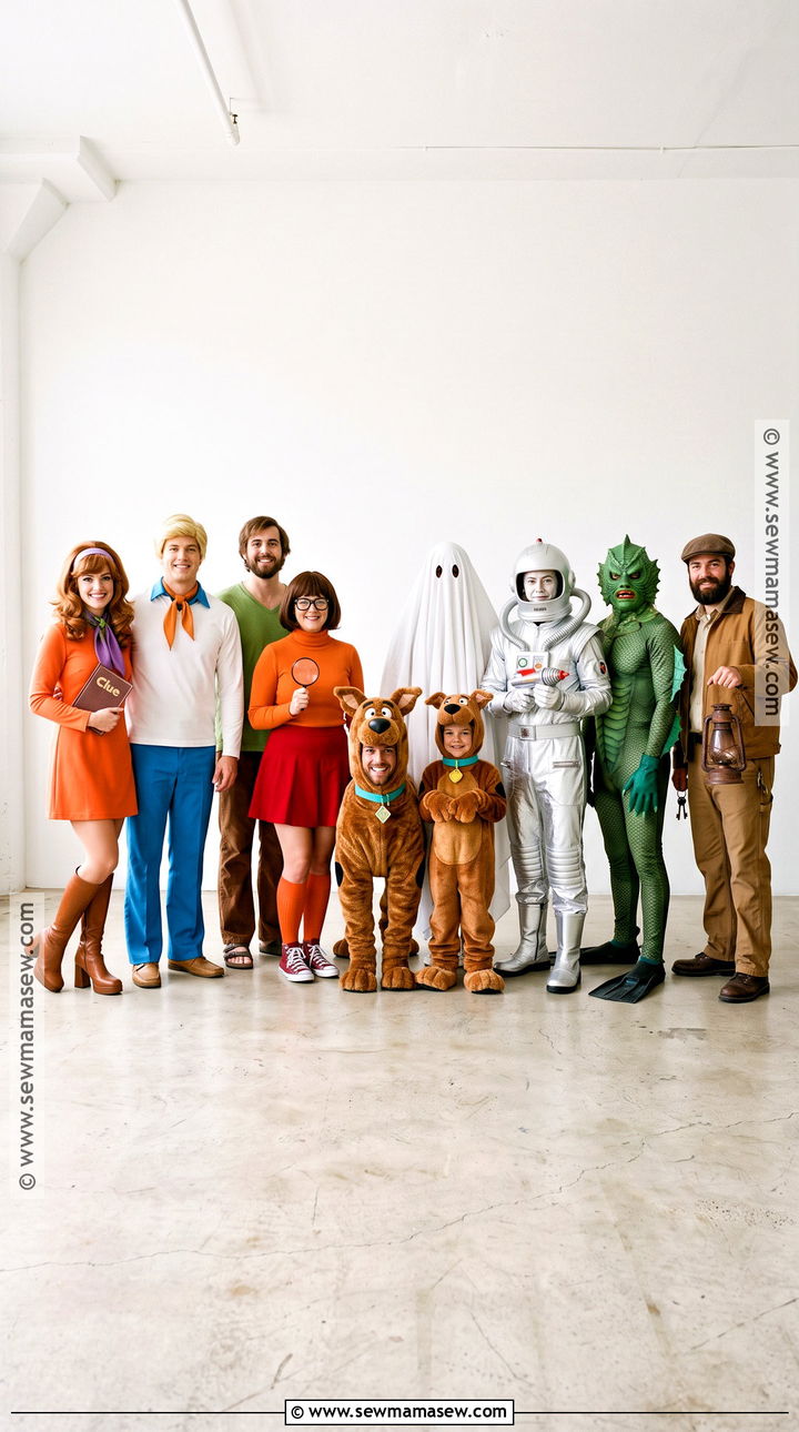 Scooby Doo Group Halloween Costume - 30 group halloween costumes for 10 people